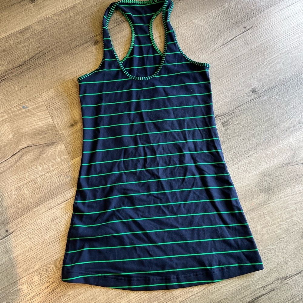 Lululemon Striped Racerback Tank Dress